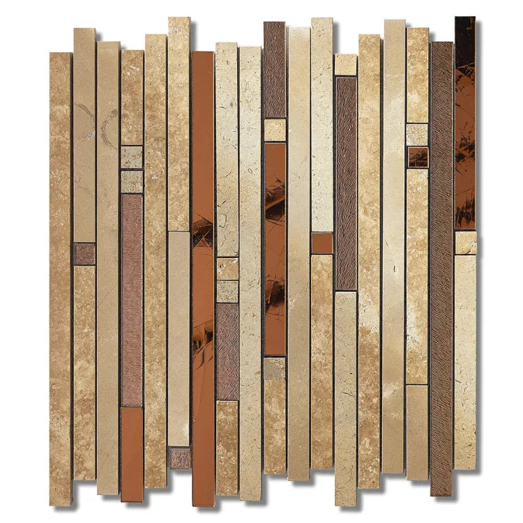 Order SICIS® Conifers Fibers Thick glass mosaic online at Tiamont.