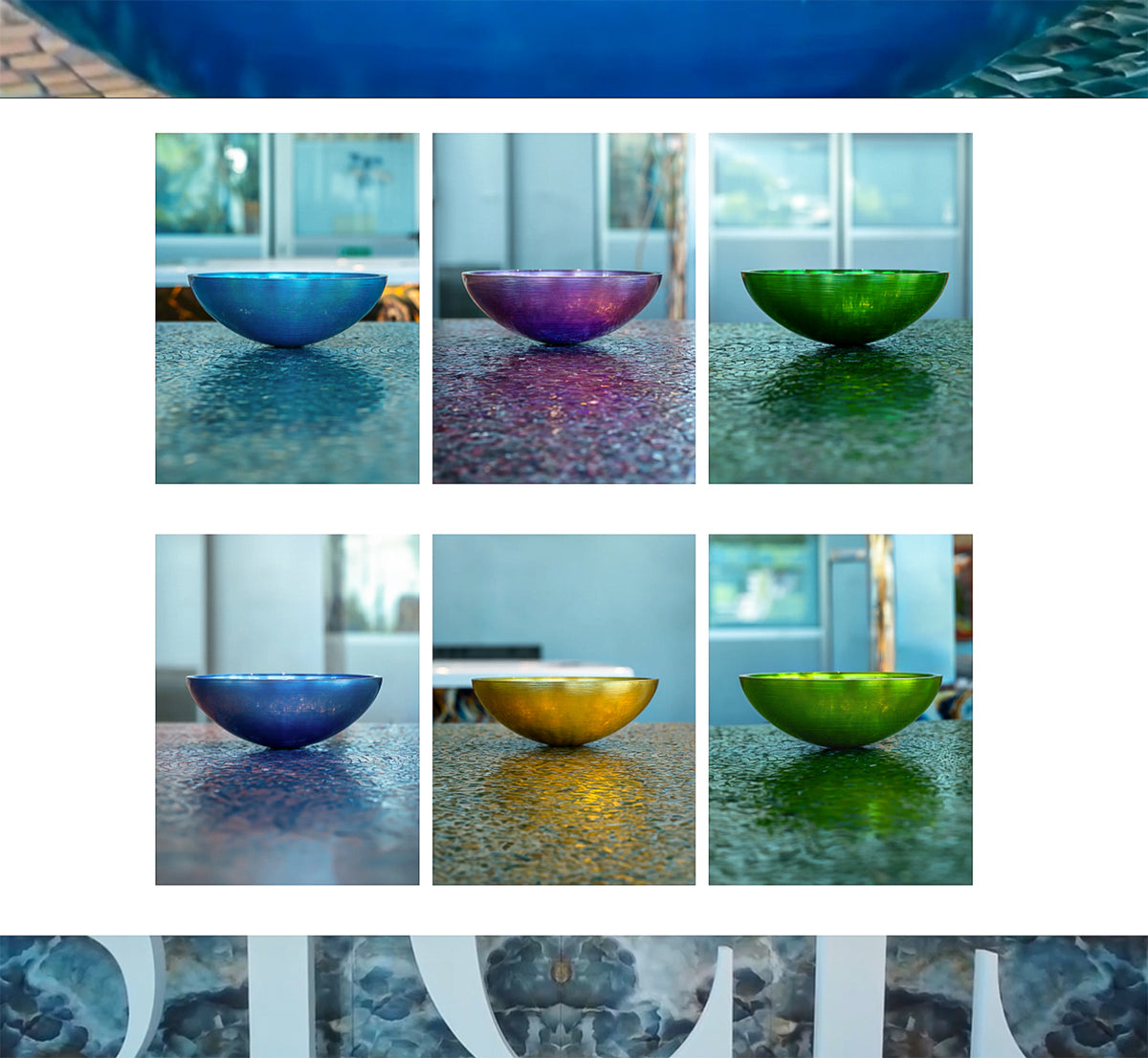 Countertop basin in glass, round and available in 6 exclusive colours. The perfect design basin with a fine fluted texture. Italian craftsmanship gives rise to these sparkling coloured glass basins, lending your bathroom a very special radiance. Now in the Tiamont shop. 