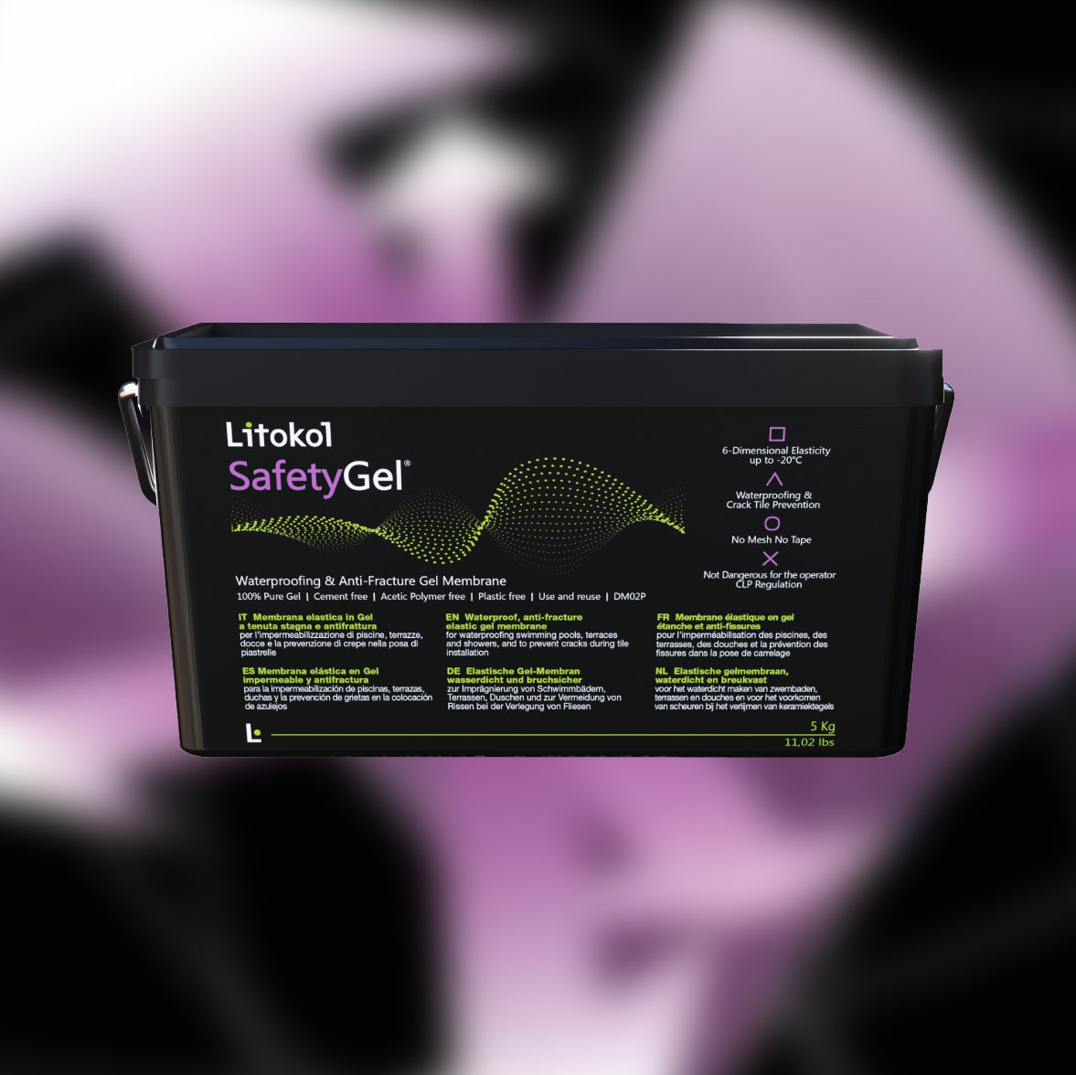 Discover Litokol SafetyGel: liquid membrane for waterproofing showers, bathrooms, terraces & pools. Waterproof, flexible and durable.