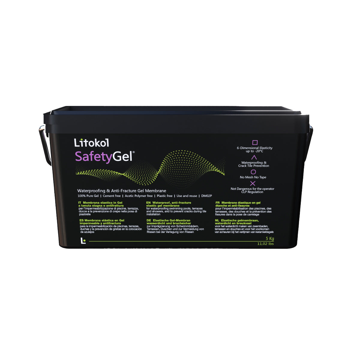 Discover Litokol SafetyGel in the Tiamont shop: liquid membrane for waterproofing showers, bathrooms, terraces & pools. Waterproof, flexible and durable.
