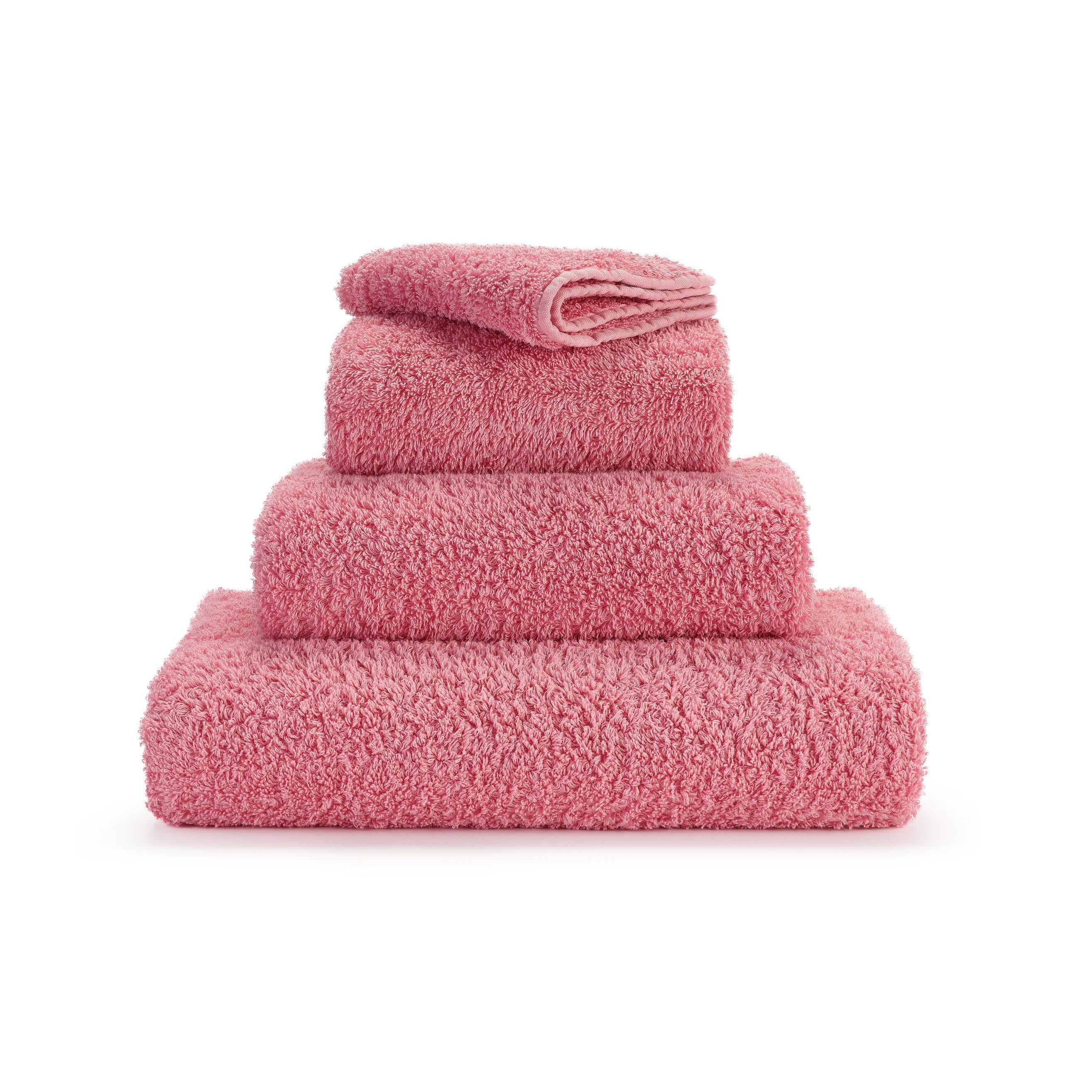 Abyss Super Pile Flamingo 573 – 4er-Set aus ägyptischer Giza 70 Baumwolle