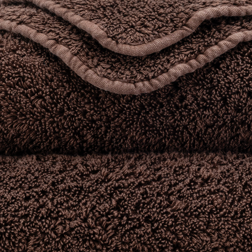 Detail der Super Pile Frottierschlingen in Mustang 795 – ägyptische Baumwolle, 700 g/m²
